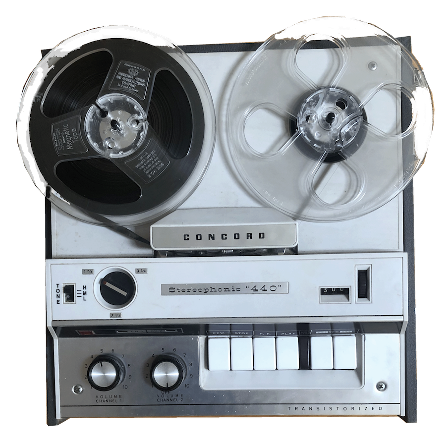 Old reel-to-reel tapedeck